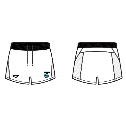 Tide Womens Dynasty Short - T Logo - White
