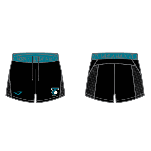 Tide Womens Dynasty Short - T Logo - Black
