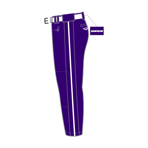 Sublimated Uniform Pant - Purple