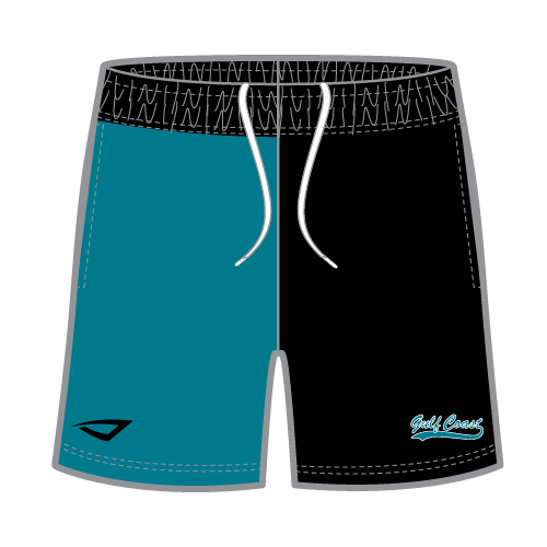 Tide Mens Baseball Elite Short - Script Logo - Black/Teal