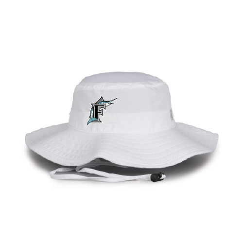 Marlins Bucket Hat - White